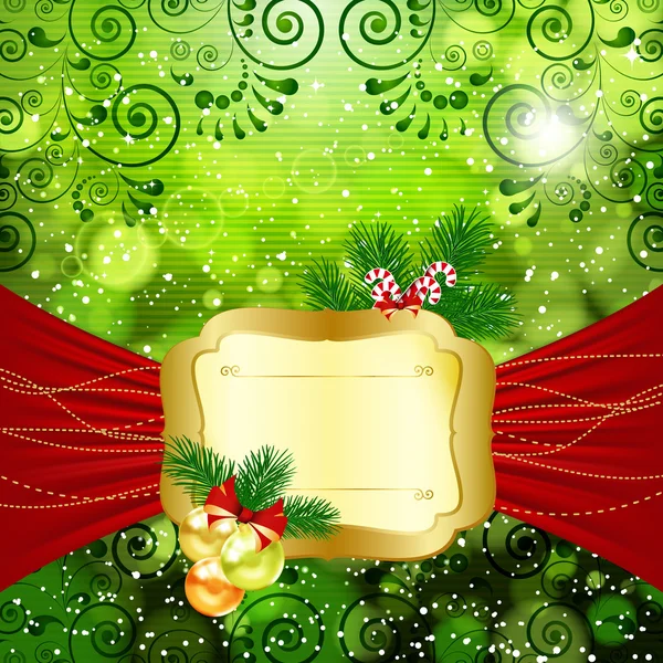 Christmas bright background — Stock Vector