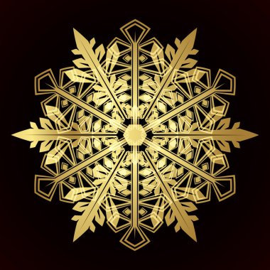 Noel kar tanesi, illüstrasyon kart