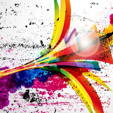 arka plan tarafından suluboya boya şekillendirme sıçramalarına.