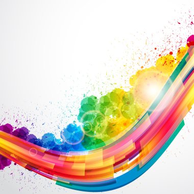 arka plan tarafından suluboya boya şekillendirme sıçramalarına.