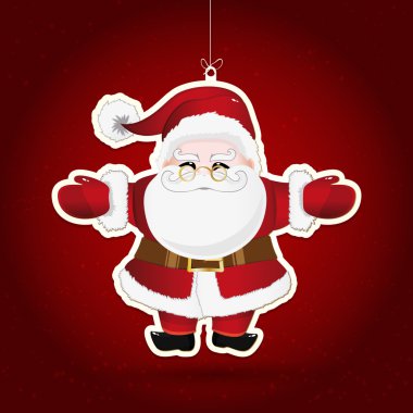 arka plan christmas dekorasyon illüstrasyon ile.