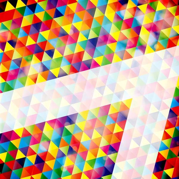 Fondo geométrico mosaico abstracto con muestra para texto . — Vector de stock