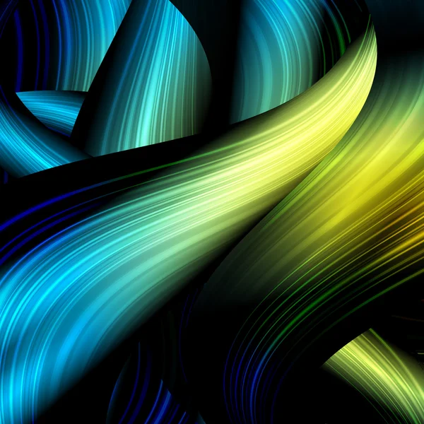 Lignes d'ondes abstraites pour fond techno — Image vectorielle