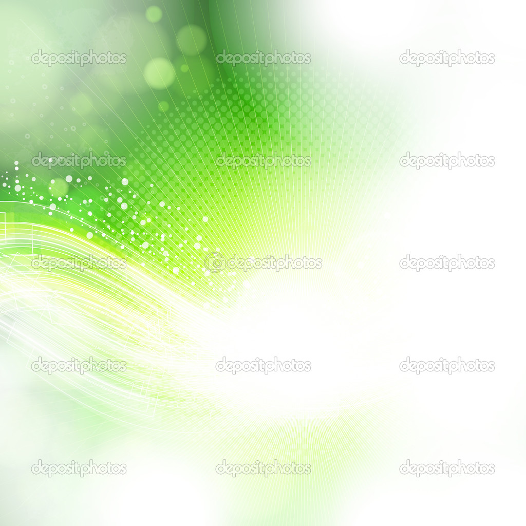 Eps10 abstract green and light background.