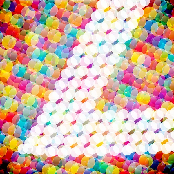 Abstrakt mosaik bakgrund består av färgglada cirklar. vektor filterrengöring — Stock vektor
