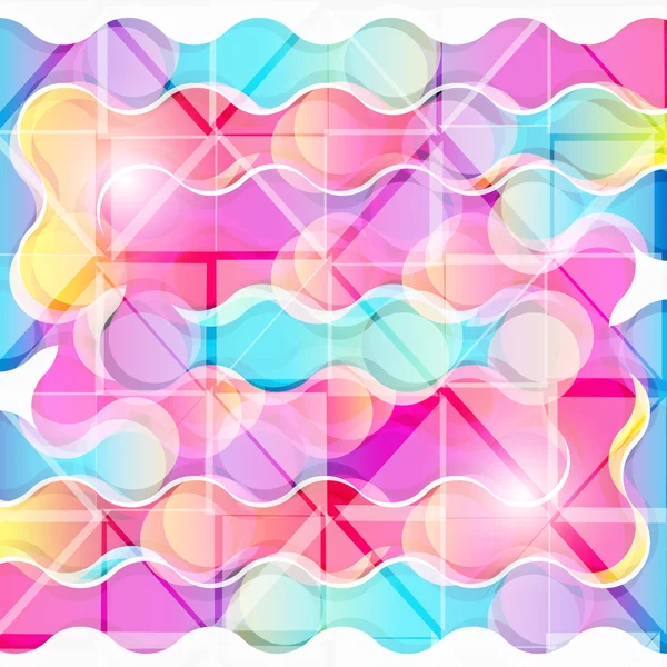 Abstracte geometrische achtergrond voor ontwerp — Stockvector