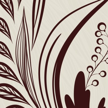 doğal elemanları ile arka.