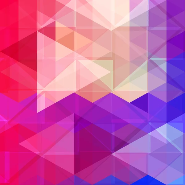 Abstract neon colorful triangle pattern background. Vector. — Stock Vector