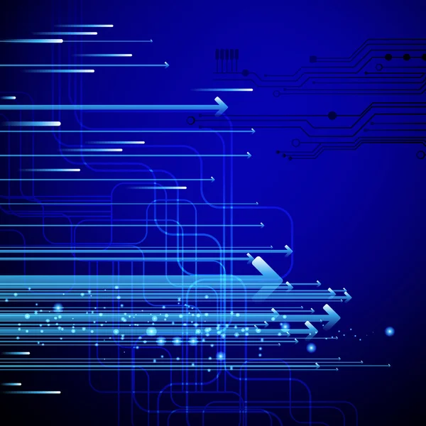 Resumen vector techno línea de fondo — Archivo Imágenes Vectoriales