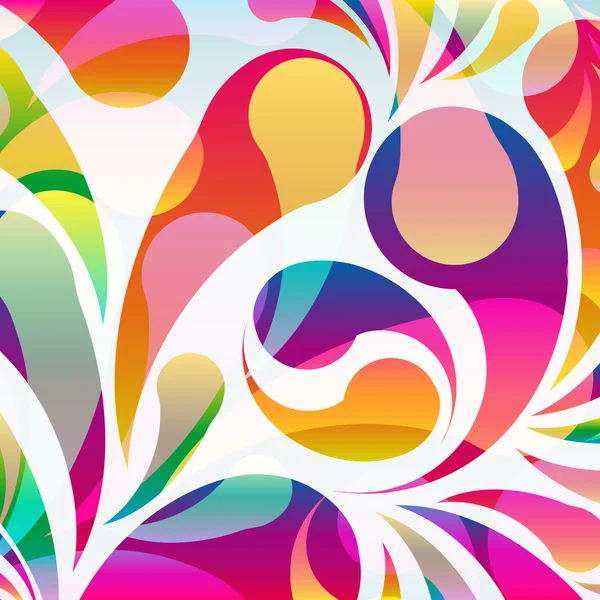 Abstract colorful arc-drop background. Vector. — Stock Vector