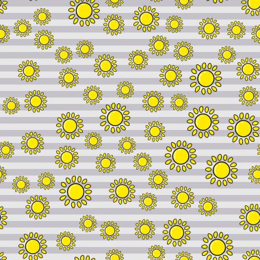 Beyaz arka planda, güneşsiz bir desen. Kağıt baskı tasarımı. Soyut retro vektör çizimi. Moda tekstil, kumaş, ambalaj. Modern alan dekorasyonu.