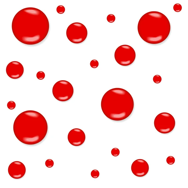 Blobs rouges — Image vectorielle