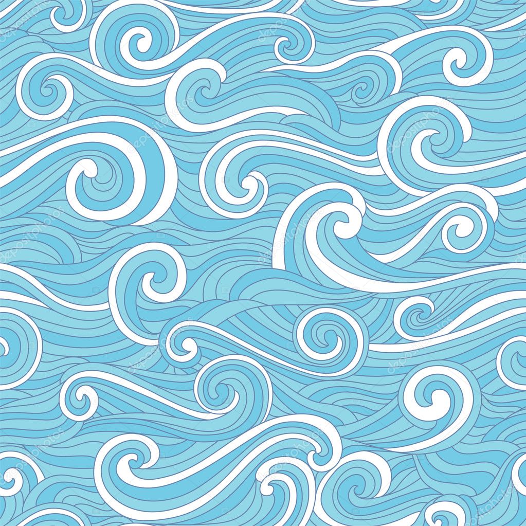 Abstract colorful wave pattern