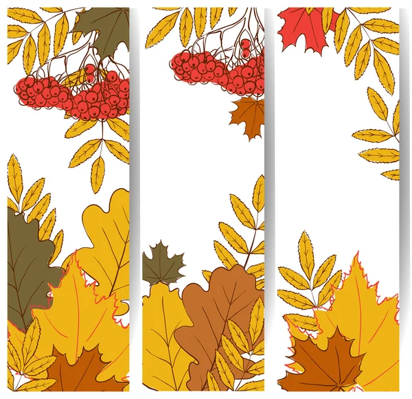 Autumn banners — Stock Vector