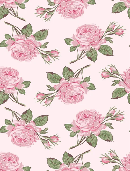 Shabby Chic Rose — Stock vektor