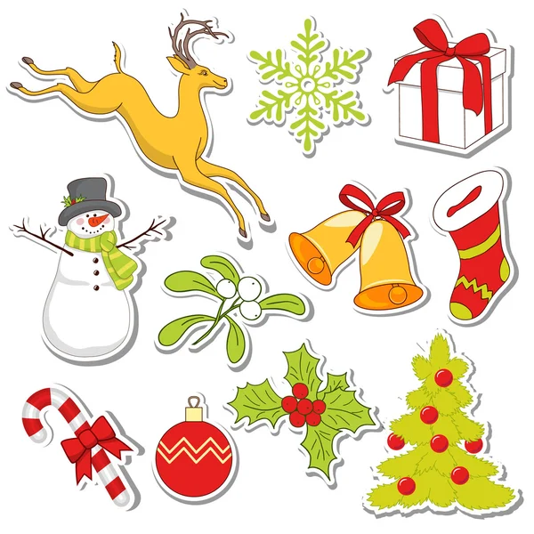 Christmas icon — Stock Vector