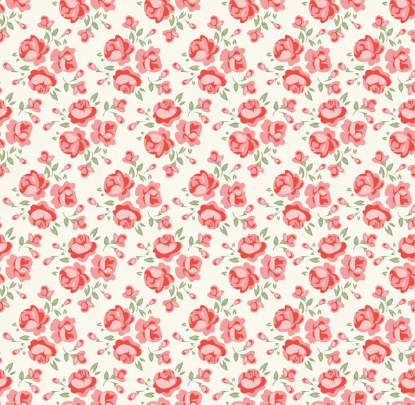 Shabby chic rose pattern Royalty Free Stock Illustrations