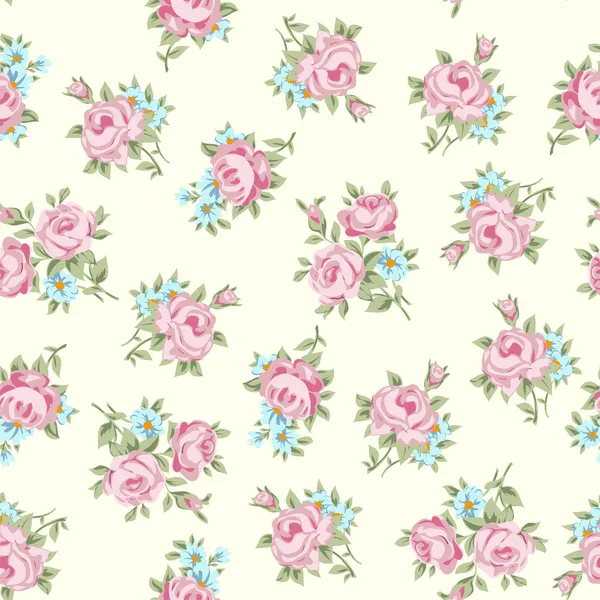 Shabby chic rose Stock Vector