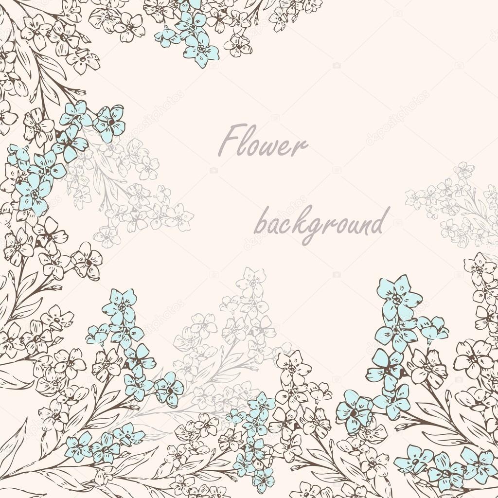Forget-me-not pattern 2