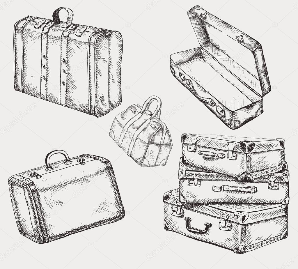 Suitcases set