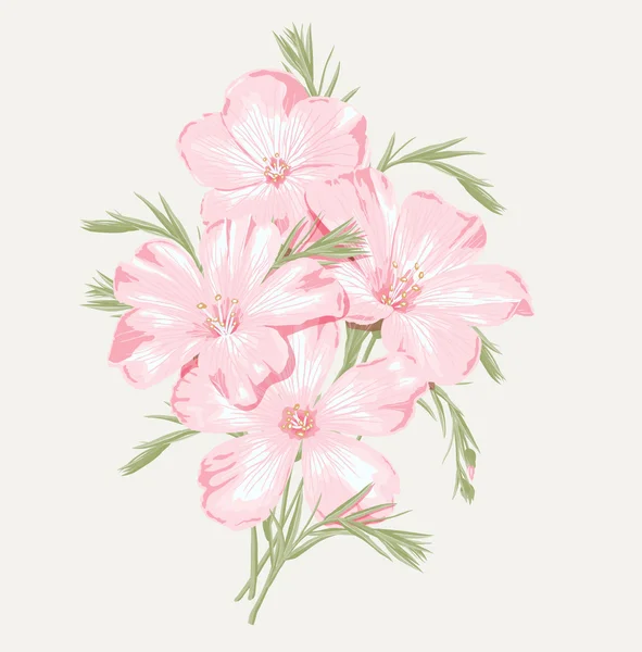 Fond de fleur . — Image vectorielle