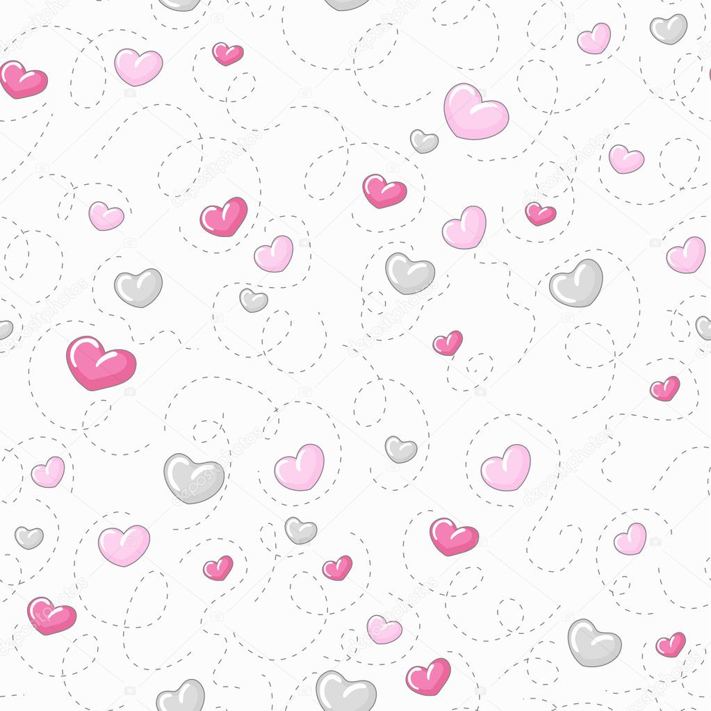 Cute hearts pattern