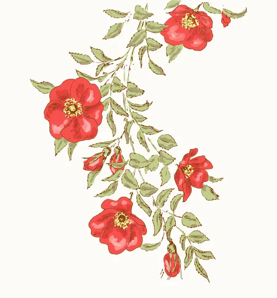 Rose pour chien 2 — Image vectorielle