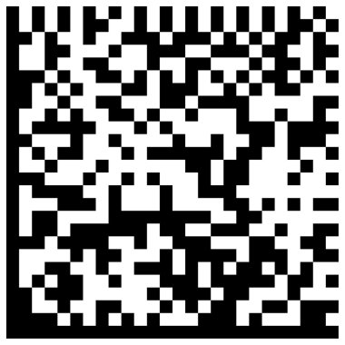 Datamatrix kodu.