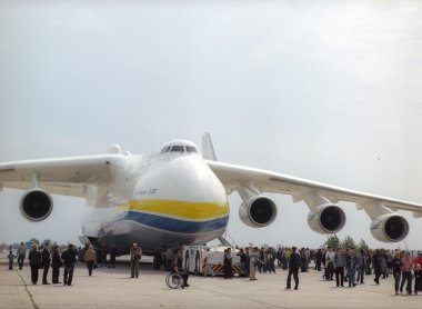 KYIV, UKRAINE-SEPTEMBER 28: Antonov 225 