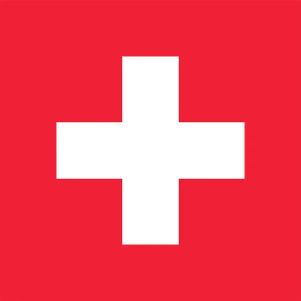 Schweiz flagga. — Stockfoto