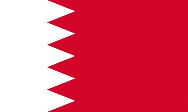 Vlag van Bahrein (Bahrain). — Stockfoto