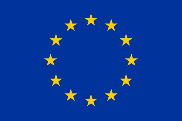 Vlajka Evropské unie. — Stock fotografie