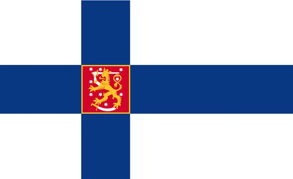 Drapeau de Finlande . — Photo