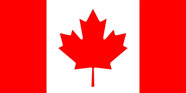 Bandera de Canada. — Foto de Stock