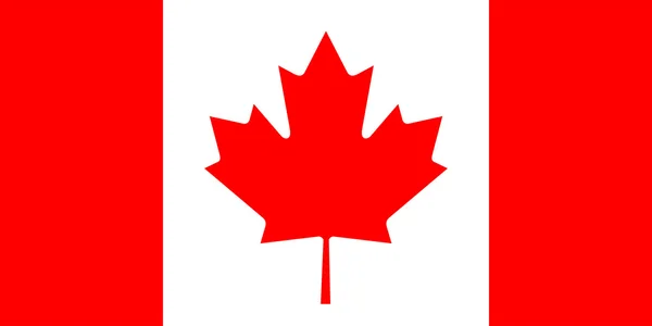 Vlag van Canada. — Stockfoto