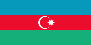 Azerbaycan bayrağı.