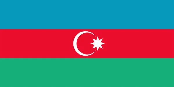 Flag of Azerbaijan. — Stock Photo, Image