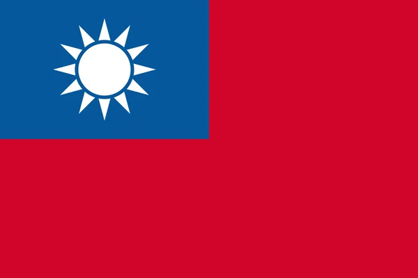 Bandera de Taiwan . — Foto de Stock