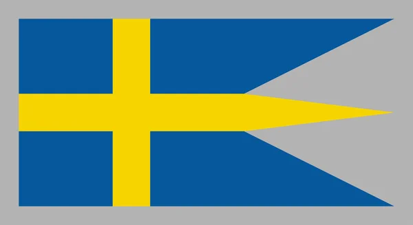 Flag of Sweden (war). — Stock Photo, Image