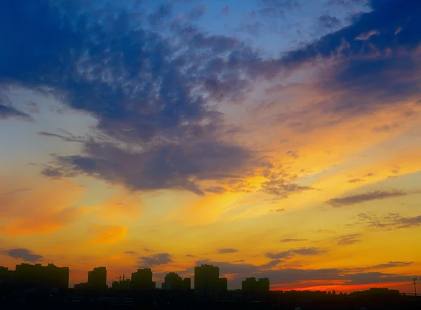 Pôr do sol. — Fotografia de Stock