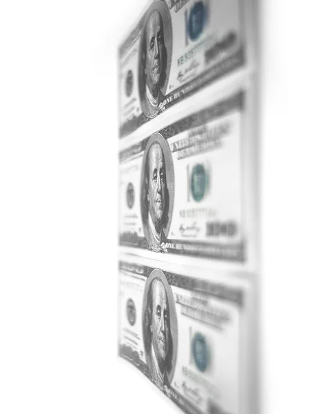 One hundred dollar bills. — Stock Photo, Image