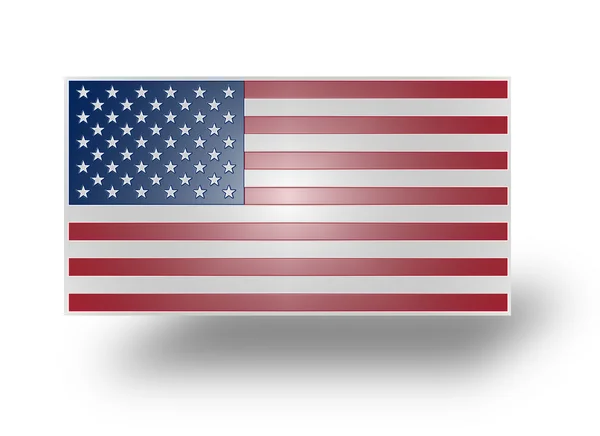 Flag of the United States (stylized I). — Stock Photo, Image