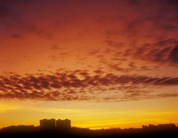 Pôr do sol. — Fotografia de Stock