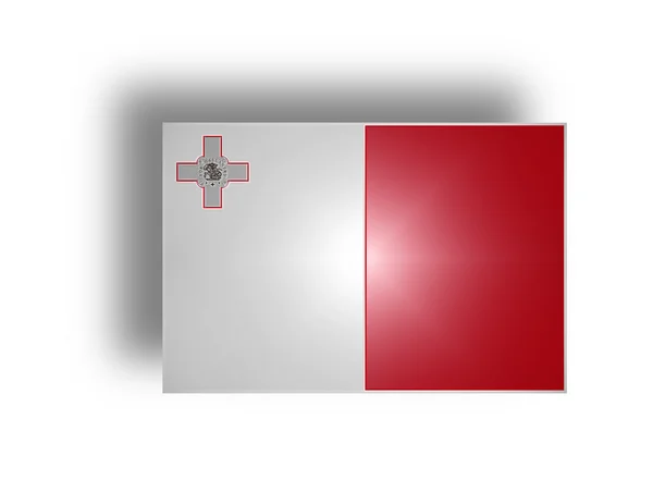 Flag of Malta (stylized I). — Stock Photo, Image