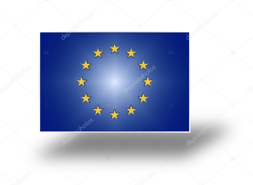 Flag of Europe (stylized I).
