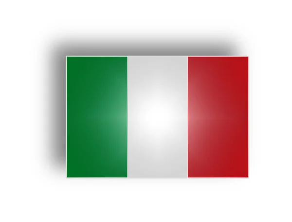 イタリアの旗 (私は様式化されました。). — ストック写真
