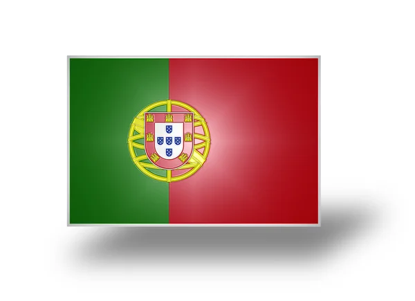 Flag of Portugal (stylized I). — Stock Photo, Image