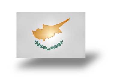 Kıbrıs bayrağı (stilize ben).