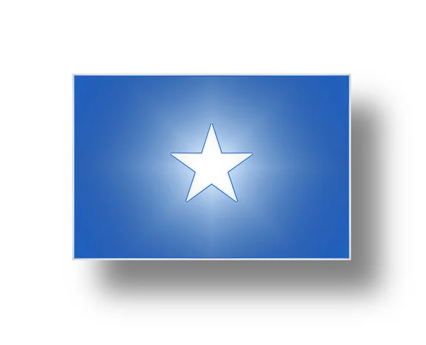 Flagge Somalias (stilisiertes i). — Stockfoto