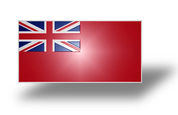 Bandeira do Reino Unido (Red Ensign). Estilizado I . — Fotografia de Stock